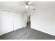 Bedroom with carpeting, ceiling fan, and closet at 2007 Rain Dance Pl, Brandon, FL 33510