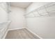 Walk-in closet featuring carpet flooring and built-in wire shelving at 3904 Radiant Mountain Dr, Plant City, FL 33565