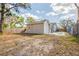 A spacious backyard features a privacy fence and plenty of space at 2333 33Rd S St, St Petersburg, FL 33712
