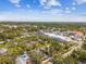 Scenic aerial of community buildings surrounded by trees and green spaces in a desirable location at 913 Tennessee Ln, Sarasota, FL 34234