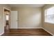 Cozy bedroom with wood flooring and neutral walls for a relaxing atmosphere at 2001 16Th S St, St Petersburg, FL 33705