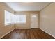 Inviting living room with wood flooring and large window for natural light at 2001 16Th S St, St Petersburg, FL 33705