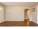 Comfortable living room with archway and wood flooring at 2001 16Th S St, St Petersburg, FL 33705