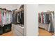 Spacious walk-in closet with custom shelving and ample storage at 920 N Osceola Ave # 803, Clearwater, FL 33755