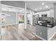 Open kitchen featuring stainless steel appliances, modern cabinetry, and a view to the outdoors at 754 Cape Cod Cir, Valrico, FL 33594