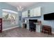 Bright office space with built-in desk, cabinets, stylish floors, and a window with lots of natural light at 2248 Bonn Ct, Punta Gorda, FL 33983