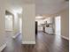 Modern open-concept home with views of the kitchen's stainless appliances and sleek cabinets at 4621 25Th S Ave, St Petersburg, FL 33711