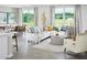 Open-concept living room and dining area with ample natural light and stylish décor at 233 Lazy Shore Dr, Nokomis, FL 34275