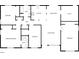 Layout of the home featuring bedrooms, bathrooms, kitchen, living room, dining area and utility room at 4825 W Bay Court Ave, Tampa, FL 33611