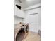 Clean laundry room with modern washer and dryer at 20003 Holly Lake Pl, Lutz, FL 33558