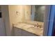 Beautiful bathroom with marble countertops, modern fixtures, and a glass shower at 5915 Sea Ranch Dr # 415, Hudson, FL 34667