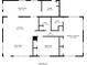 Detailed floor plan showcasing the layout of the home's rooms and dimensions at 1314 Larsen Ln, Tampa, FL 33619