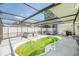 Enclosed swimming pool with screened enclosure and hot tub, great for relaxation and leisure at 4925 Alcazar S Way, St Petersburg, FL 33712