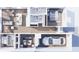 Detailed floor plan showcasing the layout of the home, including bedrooms, bathrooms, kitchen, and living spaces at 8990 Glenarm Way, Weeki Wachee, FL 34613