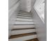 Stairway with wood and white risers at 5112 Temple Heights Rd # B, Tampa, FL 33617
