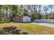 Spacious yard, driveway, and garage at 21940 Dupree Dr, Land O Lakes, FL 34639