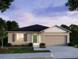 Inviting single-story home with a neutral-colored exterior, well-kept lawn, and an attached two-car garage at 11330 Godwit Ave, Weeki Wachee, FL 34613