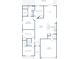 Detailed floor plan showcasing the layout of the home with multiple bedrooms, bathrooms, and an open-concept living area at 11330 Godwit Ave, Weeki Wachee, FL 34613