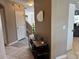 Welcoming entryway with neutral tones, tile floors, and decorative accents at 3721 Heron Island Dr, New Port Richey, FL 34655