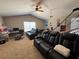 Spacious Living Room perfect for entertaining, featuring comfortable sofas at 3721 Heron Island Dr, New Port Richey, FL 34655