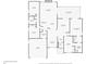 Detailed floor plan showcases layout of bedrooms, bathrooms, kitchen, living spaces, and outdoor areas at 1117 Mook St, Brandon, FL 33510