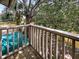 Balcony overlooking a beautiful lake, perfect for relaxing with nature at 6902 Lakeview Ct, Tampa, FL 33634
