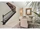 Stunning dining room featuring a staircase and large windows, perfect for entertaining at 1966 Hyde Park St, Sarasota, FL 34239