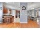 Open concept kitchen and dining area with stainless steel appliances at 4409 W Gray St # 5, Tampa, FL 33609
