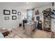 Functional home office space with a modern desk setup at 1220 Tahitian Sunrise Dr, Plant City, FL 33565