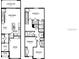 Detailed floor plan showcasing the layout with living spaces, bedrooms, bathrooms, and kitchen area at 1570 Hubbell Rd, Wesley Chapel, FL 33543
