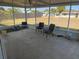 Enclosed screened porch with outdoor view, offering a versatile and relaxing space at 5052 Trekell St, North Port, FL 34287