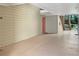 Exterior view of the home's entry, located next to the stairs to an upstairs unit, providing easy access at 9481 Highland Oak Dr # 609, Tampa, FL 33647