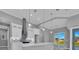 Elegant kitchen featuring white cabinets, stainless steel appliances, and sleek countertops at 261 Rotonda S Blvd, Rotonda West, FL 33947