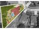 Aerial view of property with pool and playground, showcasing layout and ample outdoor space at 2818 Mossy Timber Trl, Valrico, FL 33596
