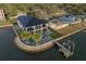Waterfront estate boasting a private pool, spa, dock, and manicured grounds perfect for entertaining at 3310 Sunset N Dr, St Petersburg, FL 33710