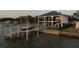 Waterfront home featuring a private dock, pool, and outdoor space at 3310 Sunset N Dr, St Petersburg, FL 33710