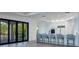 Spacious kitchen and bar area with stainless steel appliances and water views at 3310 Sunset N Dr, St Petersburg, FL 33710