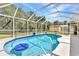 Enjoy this refreshing screened pool, complete with a built-in table at 5404 Carso Ter, North Port, FL 34286
