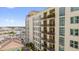 Exterior shot of condo showing balconies and waterfront views at 1238 E Kennedy Blvd # 802, Tampa, FL 33602