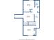 Second floor floorplan displaying bedroom, bathroom, and hallway dimensions at 29704 Eagle Station Dr, Wesley Chapel, FL 33543