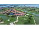 Magnificent aerial view of the complex, golf course and waterfront views at 6131 Bahia Del Mar Blvd # 139, St Petersburg, FL 33715