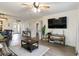 Inviting living room leading to a study area and a dining space with stylish furnishings and decor at 6131 Bahia Del Mar Blvd # 139, St Petersburg, FL 33715