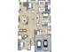 Detailed floor plan showcasing the layout of the home, including bedrooms, bathrooms, and living areas at 5163 Arley Ct, North Port, FL 34288