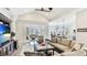 Open-concept living space with stylish furnishings, dining area, and gourmet kitchen at 283 Saint Lucia Dr # 202, Bradenton, FL 34209