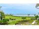 Expansive water view with well-maintained lawn and colorful landscaping, offering a serene outdoor space at 283 Saint Lucia Dr # 202, Bradenton, FL 34209