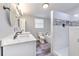 Modern bathroom features double sinks, large soaking tub, and luxurious walk-in shower at 505 Hedge Row Rd, Brandon, FL 33510