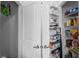 Pantry with adjustable shelving for organized storage of food and kitchen essentials at 6438 Milestone Loop, Palmetto, FL 34221