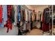This large walk-in closet features ample storage at 6438 Milestone Loop, Palmetto, FL 34221