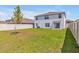 Expansive fenced backyard featuring well-maintained lawn and a serene outdoor space at 5289 Fiddle Fig Ave, Wimauma, FL 33598