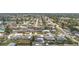 Wide angle aerial showcasing neighborhood, location near water, and community layout at 1790 Pomelo Dr, Venice, FL 34293